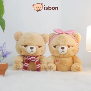 ISTANA BONEKA Beruang Sit Jealousy Bear Cemburu Cemberut Mata Melirik