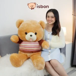ISTANA BONEKA Beruang Chipper With Baju 33in Bear Cowok Melet