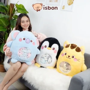 ISTANA BONEKA Mom and Babies Karakter Hewan Beranak Kecil Bulat Lucu Ibu dan Anak
