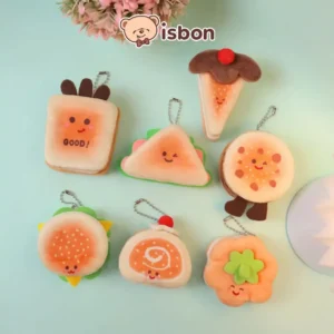 ISTANA BONEKA Gantungan Kunci Bakery Keychain Roti
