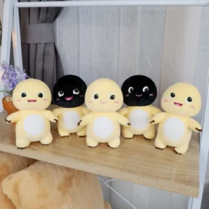 ISTANA BONEKA Gantungan Kunci Don Don Kuning Hitam Dinosaurus Bordir
