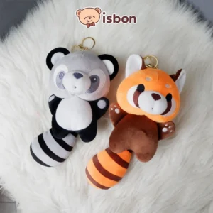 ISTANA BONEKA Gantungan Kunci Raccoon Red Panda